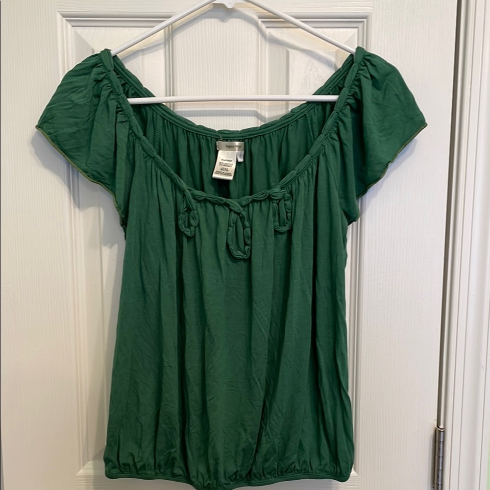 Sophie Max Green Women's Top